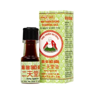 Dầu Nhị Thiên Đường 1.5ml (10 chai) - Dùng khi bị cảm mạo phong hàn, sổ mũi