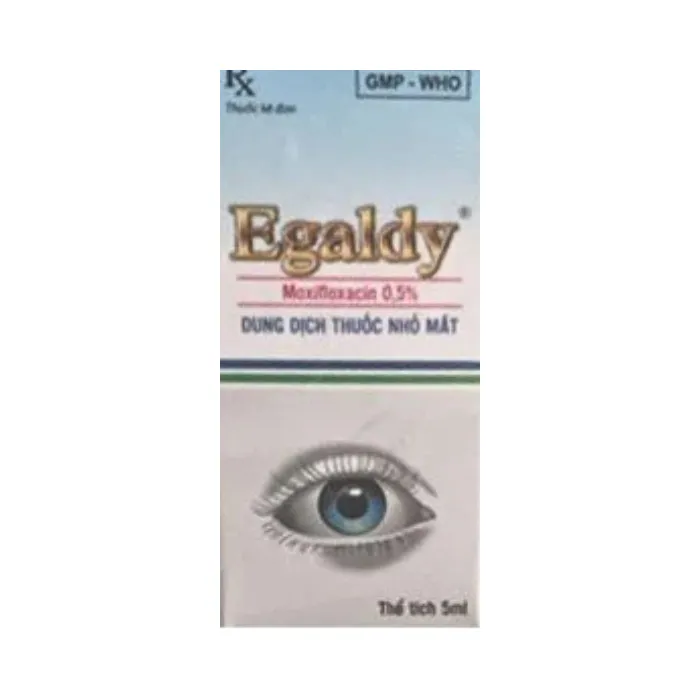 Egaldy (Hộp 1 lọ 5ml) - Thuốc nhỏ mắt điều trị viêm kết mạc