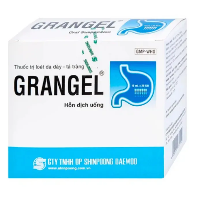 Grangel (20 gói) - Điều trị viêm loét dạ dày - tá tràng cấp, mạn tính