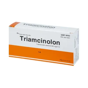 Triamcinolon 80mg/2ml (Hộp 5 ống) - Thuốc nội tiết