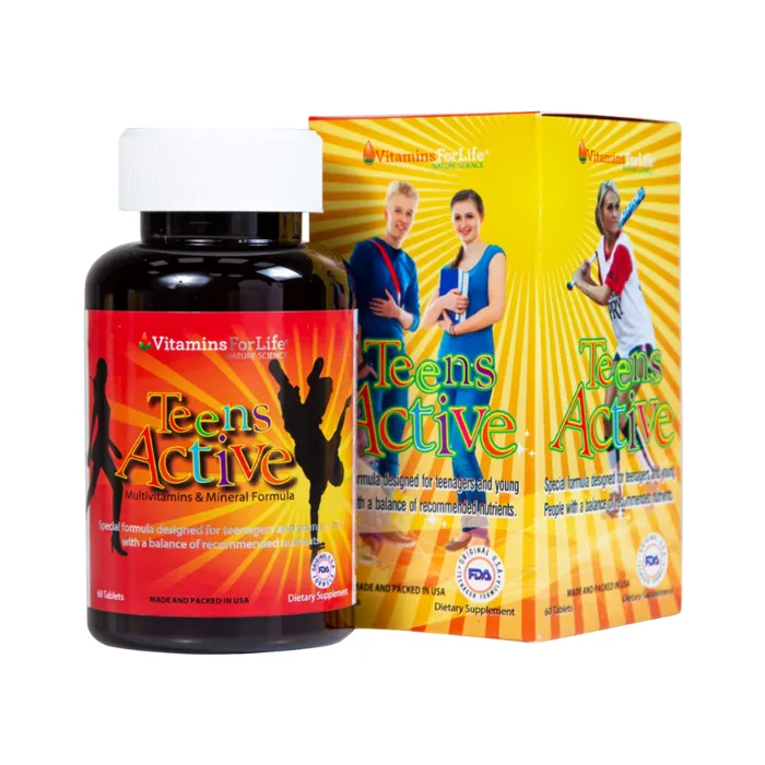 Teens Active Vitamins For Life b(60 viên) - Bổ sung vitamin và khoáng chất cho thanh thiếu niên