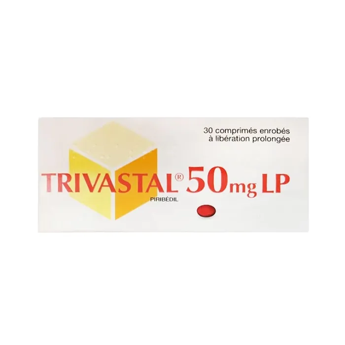 Trivastal 50mg LP Piribedil - Giúp khắc phục tình trạng thiếu hụt dopamine đặc trưng ở bệnh Parkinson