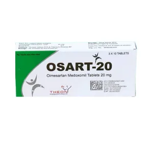 Osart-20 (3 vỉ x 10 viên) - Điều trị tăng huyết áp, xơ vữa động mạch