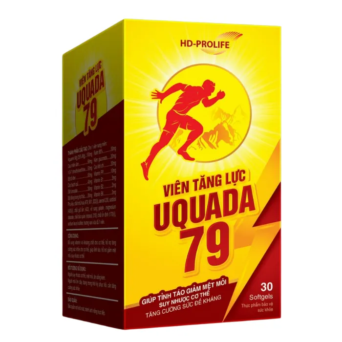 Uquada 79 (hộp 30 viên) - Hỗ trợ giúp tỉnh tảo viên tăng lực