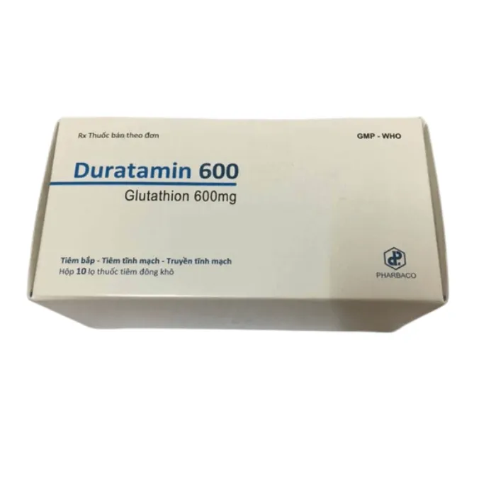 Duratamin 600 (Hộp 10 lọ + 10 ống dung môi) - Giúp giải độc thần kinh đối với bệnh nhân ung thư thực hiện xạ trị