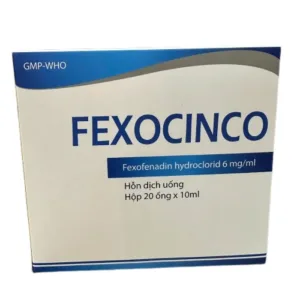 Fexocinco (20 ống x 10ml) - Điều trị viêm mũi dị ứng theo mùa