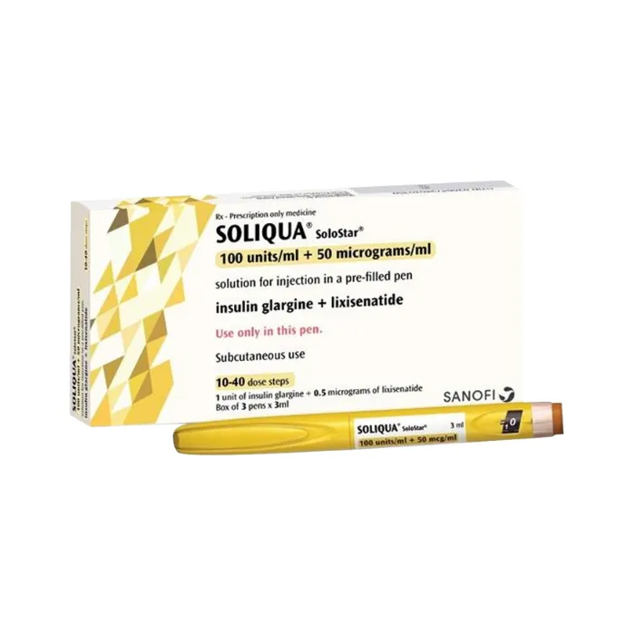 Soliqua SoloStar Sanofi (3 bút) - Điều trị đái tháo đường