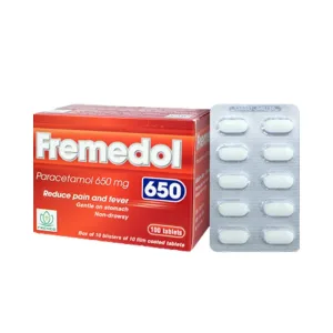 Fremedol 650mg (10 vỉ x 10 viên) - Giảm đau, hạ sốt từ nhẹ đến vừa