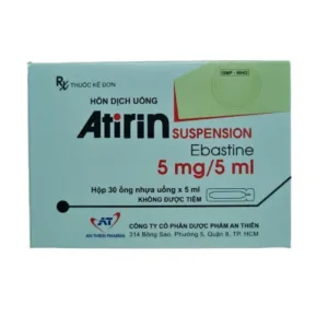 Atirin 5mg/5ml Ebastin - Điều trị viêm mũi dị ứng theo mùa hoặc quanh năm
