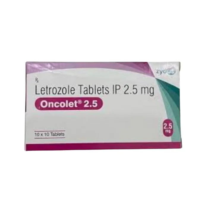 Letrozole 2.5mg (Hộp 10 vỉ x 10 viên) - Điều trị ung thư vú