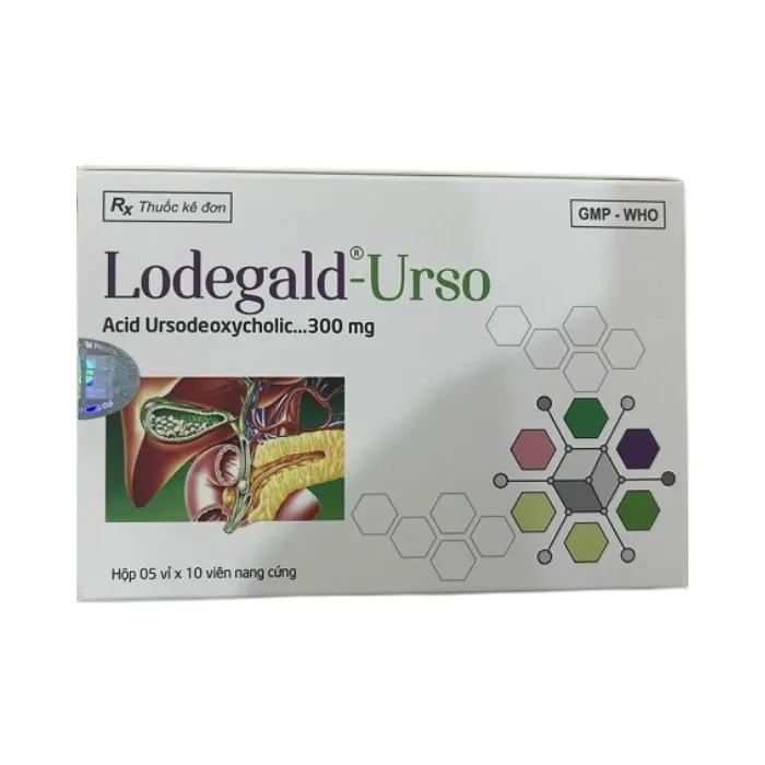 Lodegald Urso 300mg (Hộp 5 vỉ x 10 viên) - Cải thiện chức năng gan trong viêm gan mạn tính