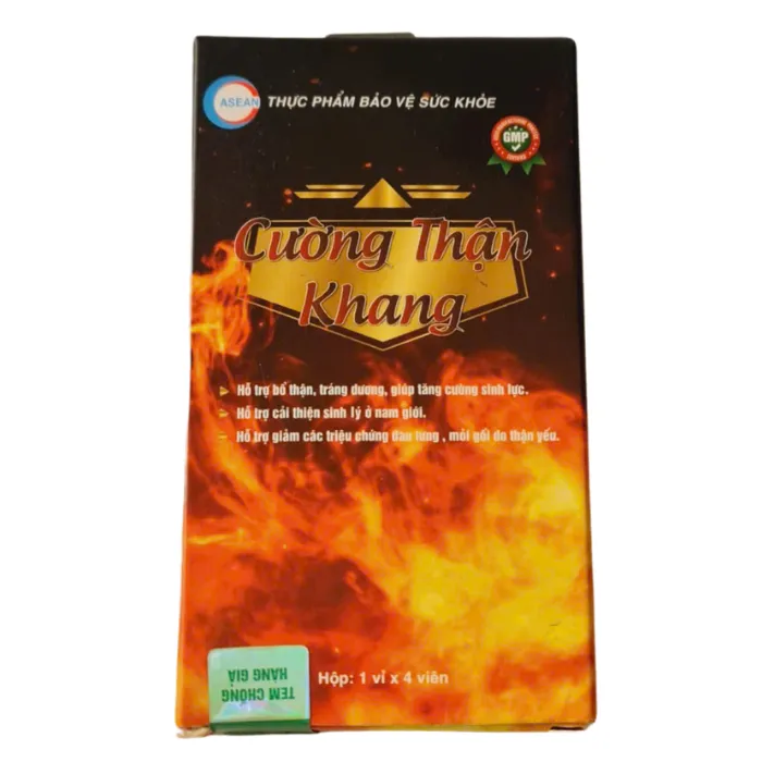 Cường thận khang (Hộp 4 viên) - Hỗ trợ tăng cường chức năng sinh lý nam giới
