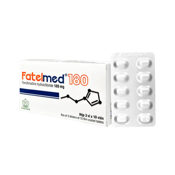 FATELMED 180 (Hộp 3 vỉ x 10 viên)
