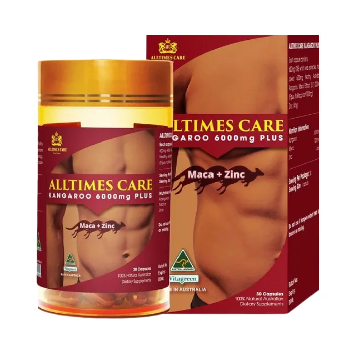 Alltimes Care Kangaroo 6000mg Plus (hộp 100 viên) - Tăng cường sinh lý nam
