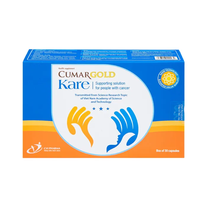CumarGold Kare (3 vỉ x 10 viên) - Hỗ trợ giảm nguy cơ mắc ung bướu