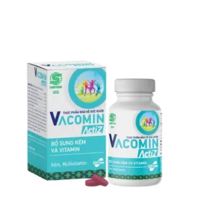 Vacomin ActiZ (Chai 120 viên) - Viên uống bổ sung kẽm và vitamin