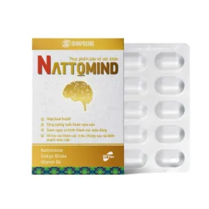 Nattomind (Hộp 3 vỉ x 10 viên) - Viên uống giúp giảm nguy cơ hình thành cục máu đông
