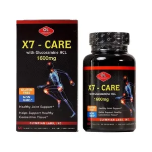 X7-Care 1600mg Olympian (60 viên) - Tăng cường tái tạo sụn, hỗ trợ sản sinh chất hoạt dịch cho khớp
