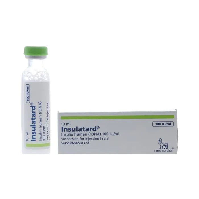 Insulatard 100IU/ml (10ml) - Điều trị đái tháo đường