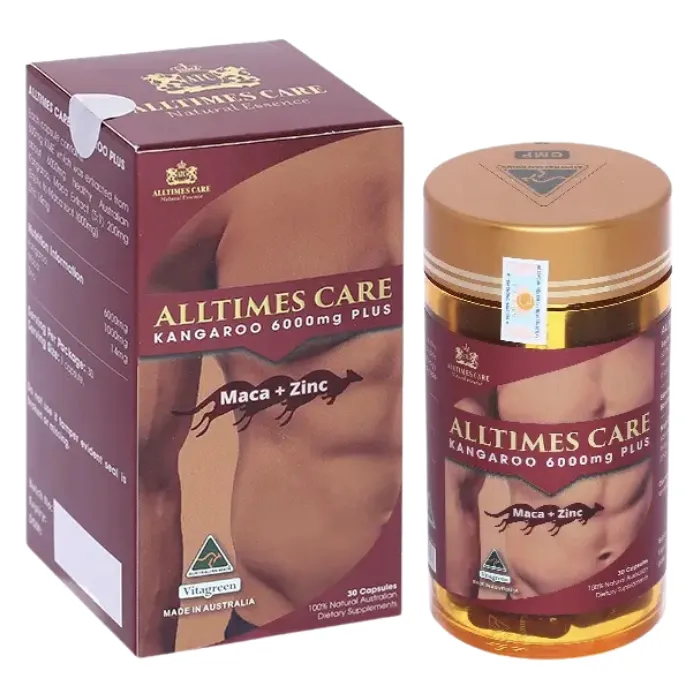 Alltimes Care Kangaroo 6000mg Plus (Hộp 30 viên) - Tăng cường sinh lý nam