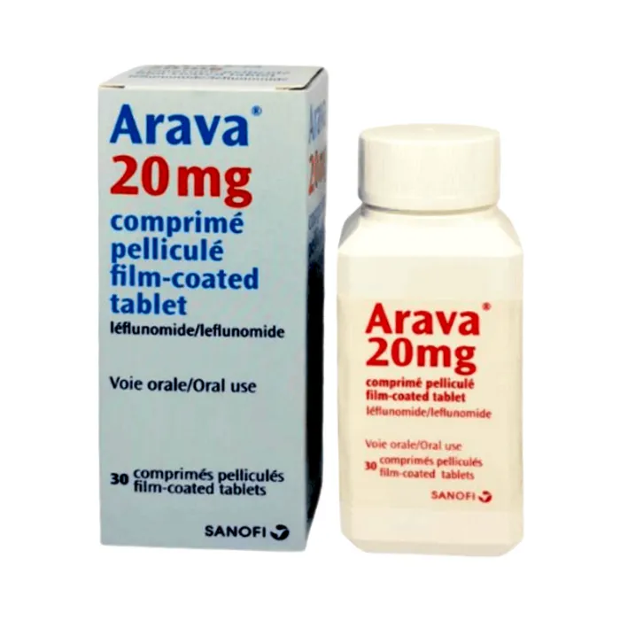 Arava 20mg (Hộp 1 lọ 30 viên) - Giảm các triệu chứng viêm, sưng, đau khớp