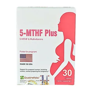 5-MTHF Plus ( Hộp 30 viên) Mẫu mới - Hỗ trợ cho phụ nữ bị rối loạn chuyển hóa acid folic
