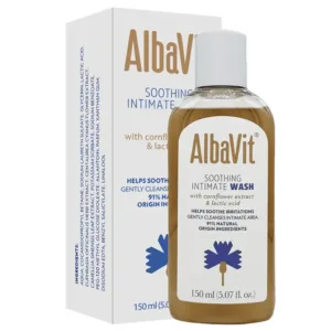 ALBAVIT SMOOTHING INTIMATE WASH (150ml) - Rửa phụ khoa giảm khí hư huyết trắng 150ml