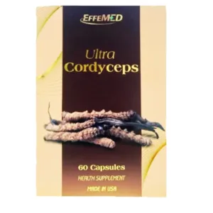 Effemed Ultra Cordyceps (60 viên) - Bổ phổi, bổ thận, tăng cường sức đề kháng, giảm mệt mỏi