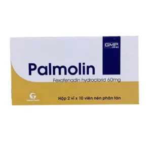 Palmolin 60mg (Hộp 2 vỉ x 10 viên) - Điều trị mày đay vô căn mạn tính và viêm mũi dị ứng