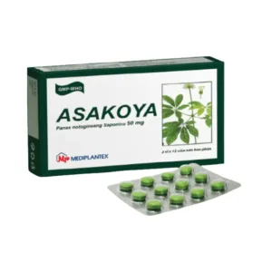 Asakoya 100mg (3 vỉ x 10 viên) - Giảm đau, làm dịu thần kinh