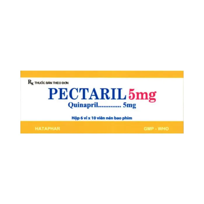 Pectaril 5mg (Hộp 6 vỉ x 10 viên) - Thuốc điều trị cao huyết áp
