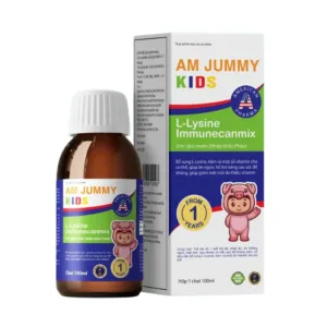Am Jummy Kids (Lọ 100ml) - Siro bổ sung Vitamin, khoáng chất thiết yếu giúp ăn ngon, đề kháng khỏe