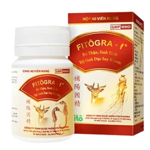 Fitogra-f (40 viên) - Điều trị suy giảm hoạt động tình dục, suy nhược cơ thể