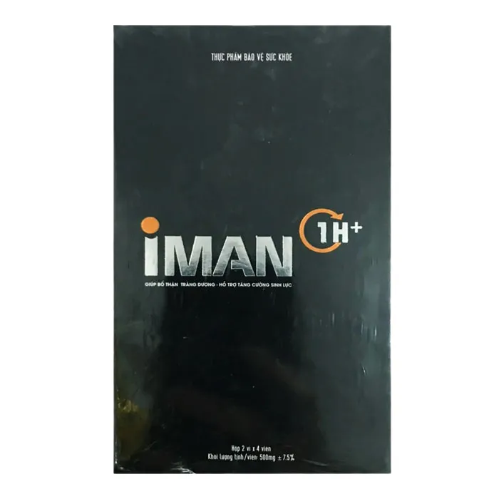 Iman 1h (Hộp 8 viên) - Viên uống sinh lý nam giới