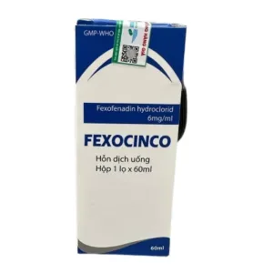 Fexocinco 60ml - Điều trị viêm mũi dị ứng theo mùa