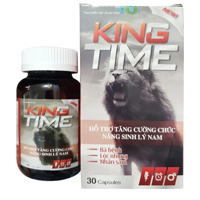 KingTime (Hộp 30 viên) - Sinh lý nam