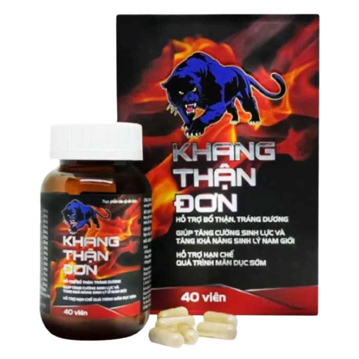 Khang Thận Đơn (Lọ 40 viên) - Bổ thận, trợ dương, tăng cường lưu thông khí huyết