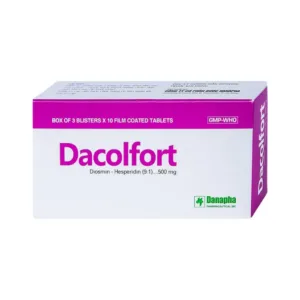 Dacolfort (3 vỉ x 10 viên) - Điều trị triệu chứng liên quan đến suy tĩnh mạch
