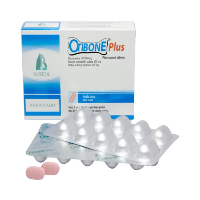 Otibone Boston (10 vỉ x 10 viên) - Giảm triệu chứng thoái hóa khớp gối