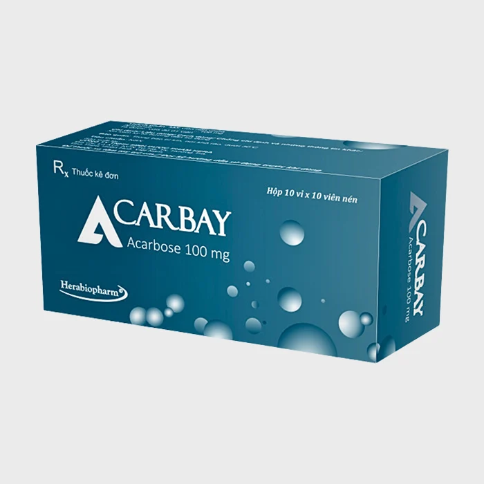 Acarbay 100mg - Điều trị đái tháo đường type 2
