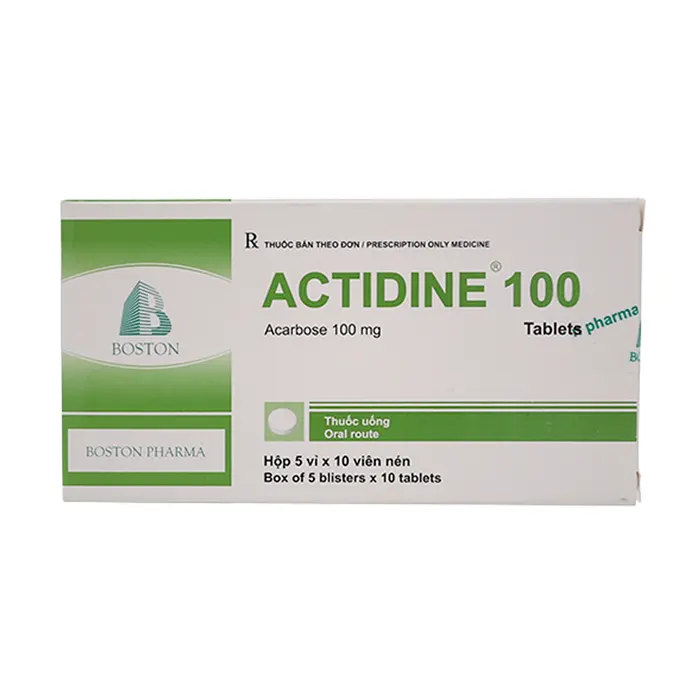 Actidine 100mg (hộp 50 viên) - Thuốc điều trị tiểu đường tuyp II