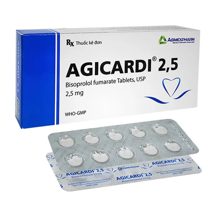 Agicardi 2,5 (3 vỉ x 10 viên)