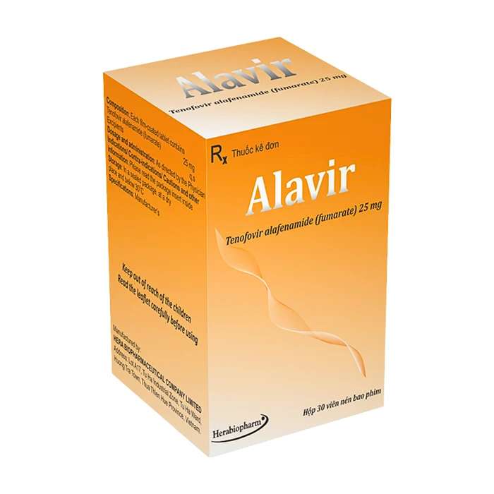 Alavir 25mg - Điều trị bệnh viêm gan B mạn tính