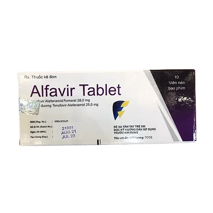 Alfavir Tablet (1 vỉ x 10 viên) - Điều trị viêm gan B mạn tính