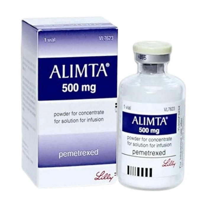 Alimta 500mg - Điều trị trường hợp u trung biểu mô màng phổi ác tính, ung thư phổi