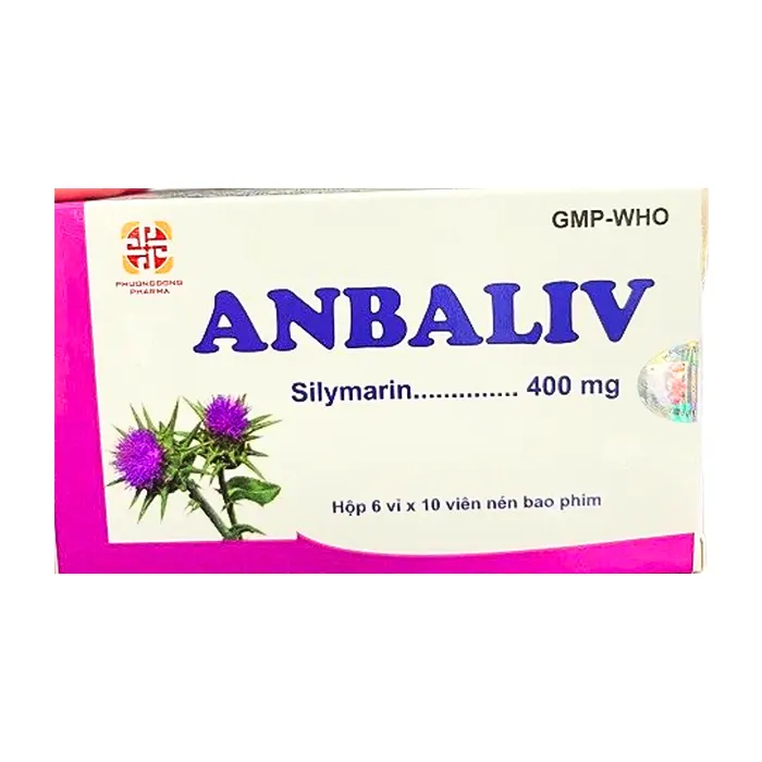 Anbaliv (6 vỉ x 10 viên) - Hỗ trợ điều trị các bệnh về gan
