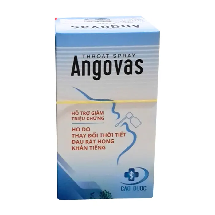 Dung dịch xit họng Angovas (30ml)