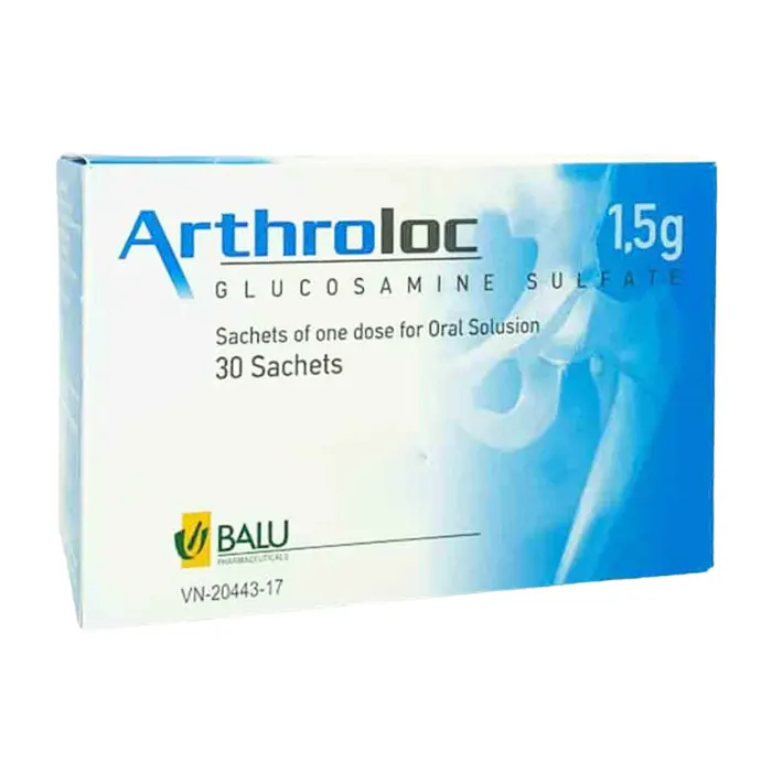 Arthroloc (Hộp 30 gói x 1,5g) - Tăng chất nhầy ổ khớp, cải thiện tình trạng thoái hóa các mô sụn khớp