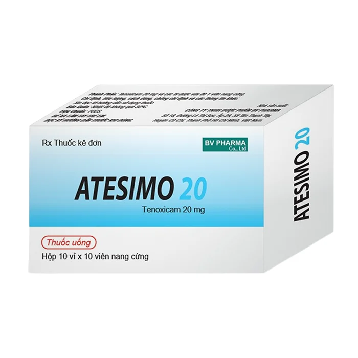 Atesimo 20 (10 vỉ x 10 viên) - Điều trị triệu chứng viêm khớp dạng thấp và thoái hóa xương khớp