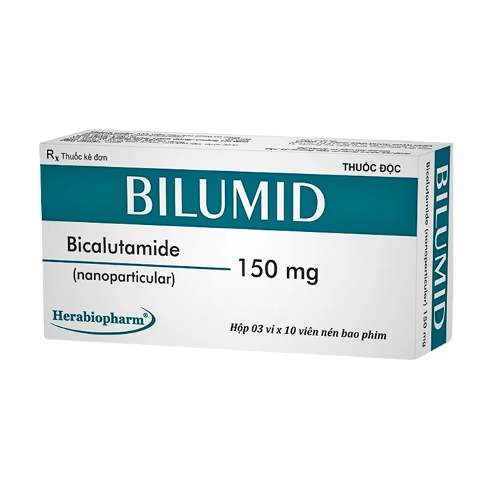 Bilumid 150mg (3 vỉ x 10 viên) - Điều trị ung thư tuyến tiền liệt